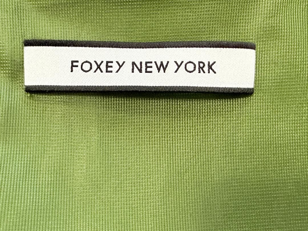 たか★FOXEY /フォクシー ドレス 38 ウォータープルーフストレッチ