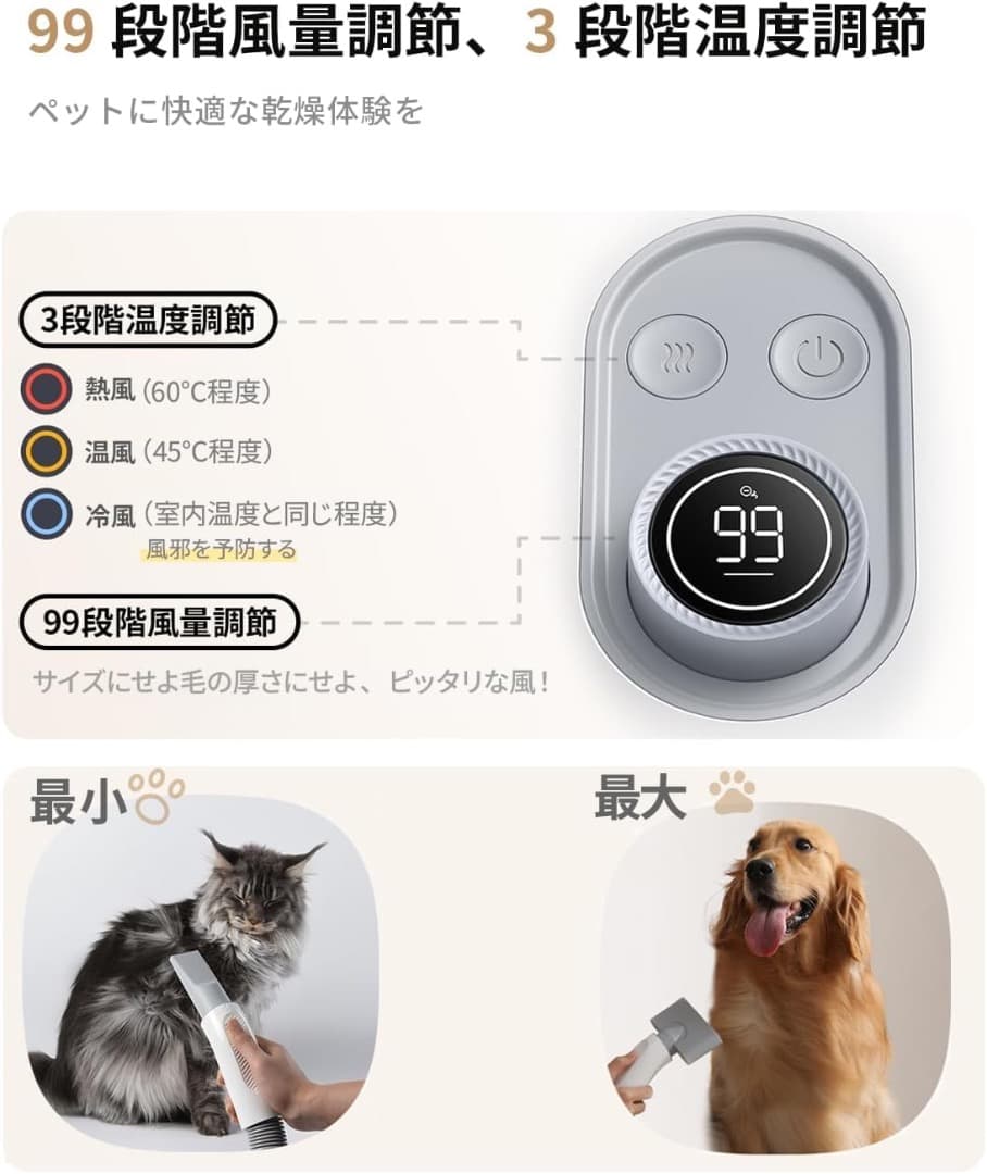 【新品・未開封】runPET ペットブロワー　ペットドライヤー