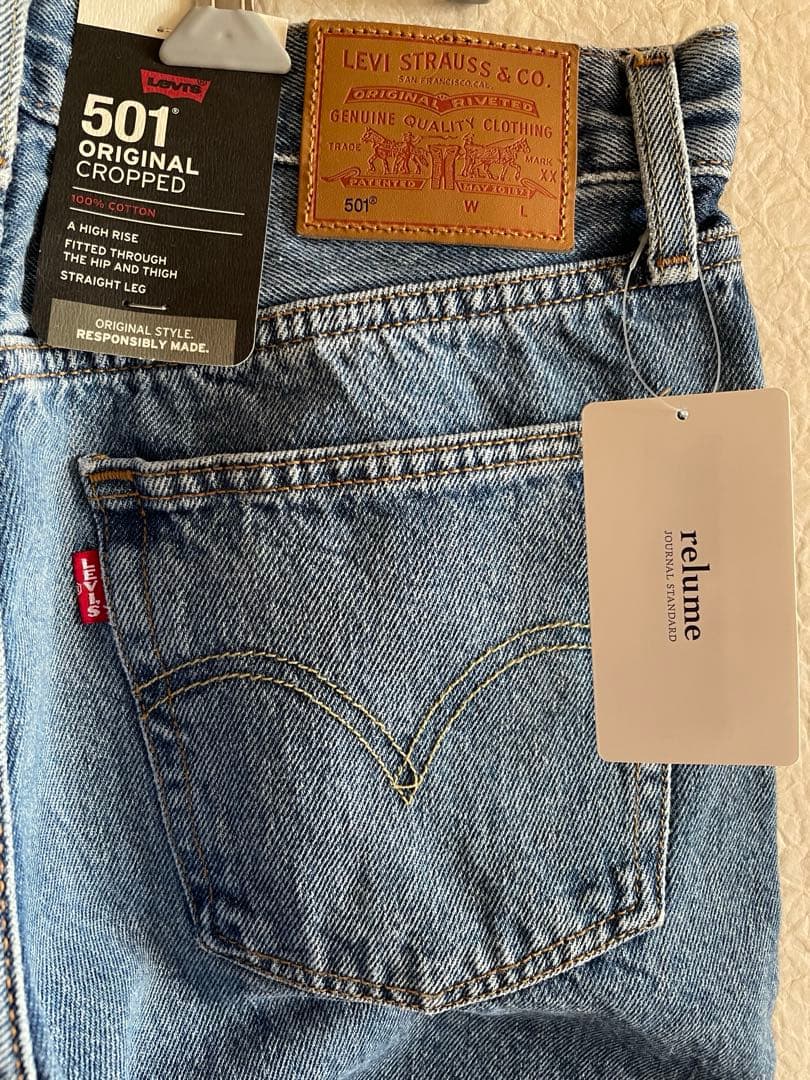 Levi's 501 クロップド　デニムパンツ　JSレリューム　新品未使用