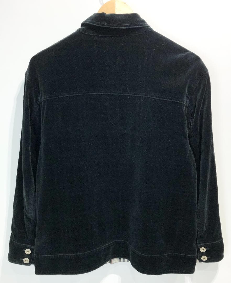 BURBERRY BLACK LABEL シャドーベロア ジャケット L