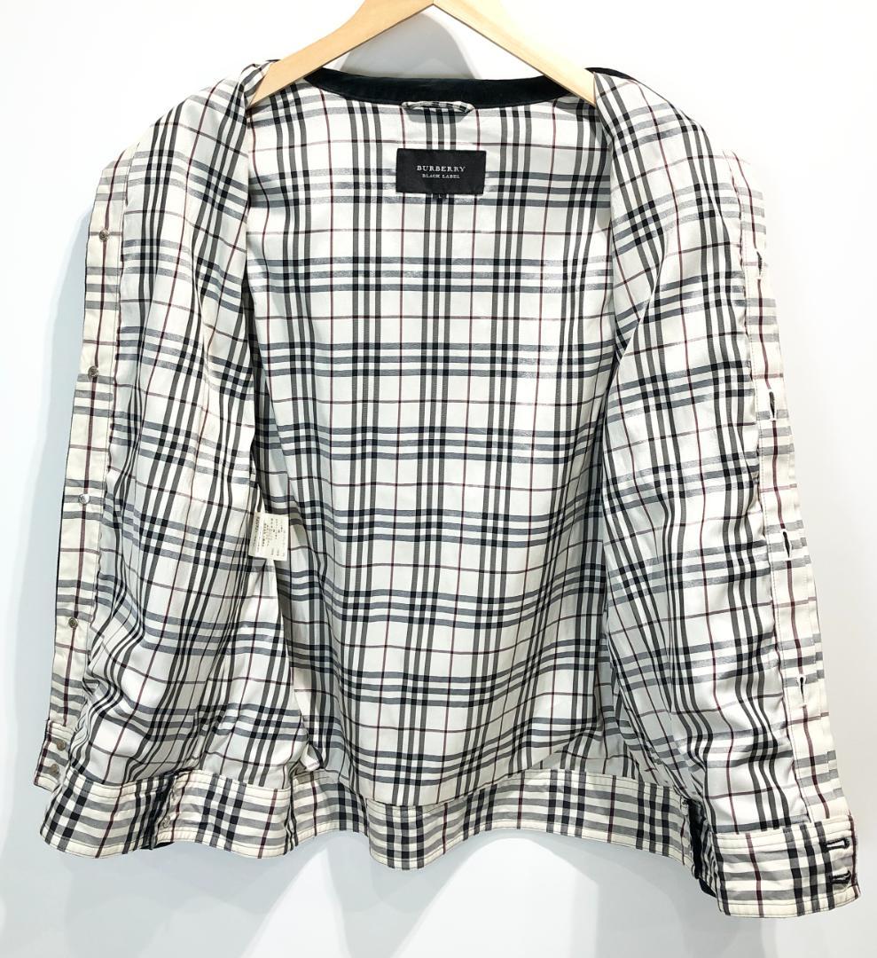 BURBERRY BLACK LABEL シャドーベロア ジャケット L