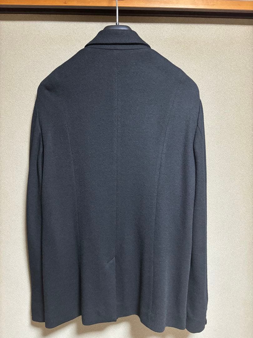 【美品】Giorgio Armani メンズブラック テーラードジャケット