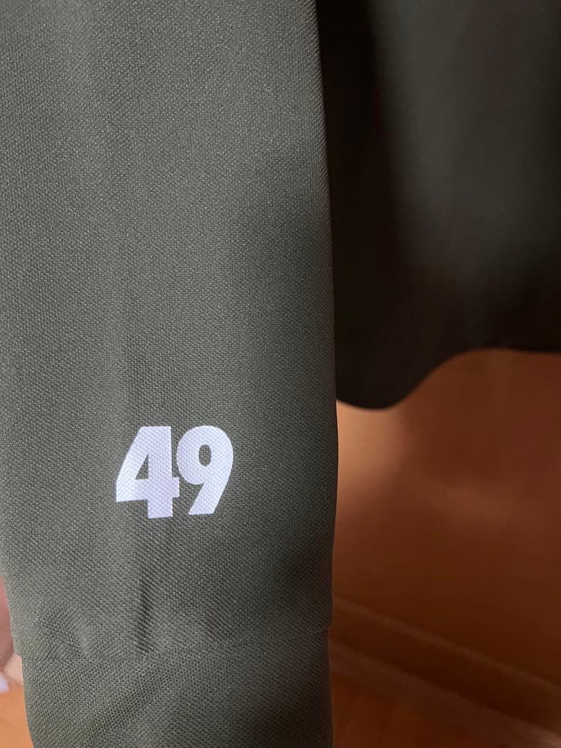TFW49 長袖ポロシャツ　カーキ