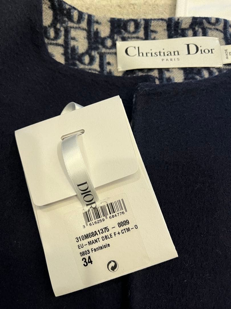 Dior ディオール　オブリーク　コート　34