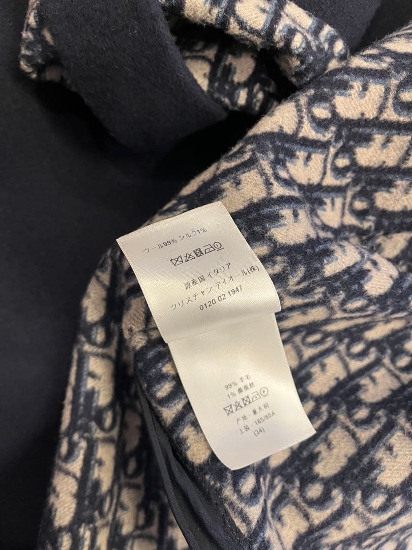 Dior ディオール　オブリーク　コート　34