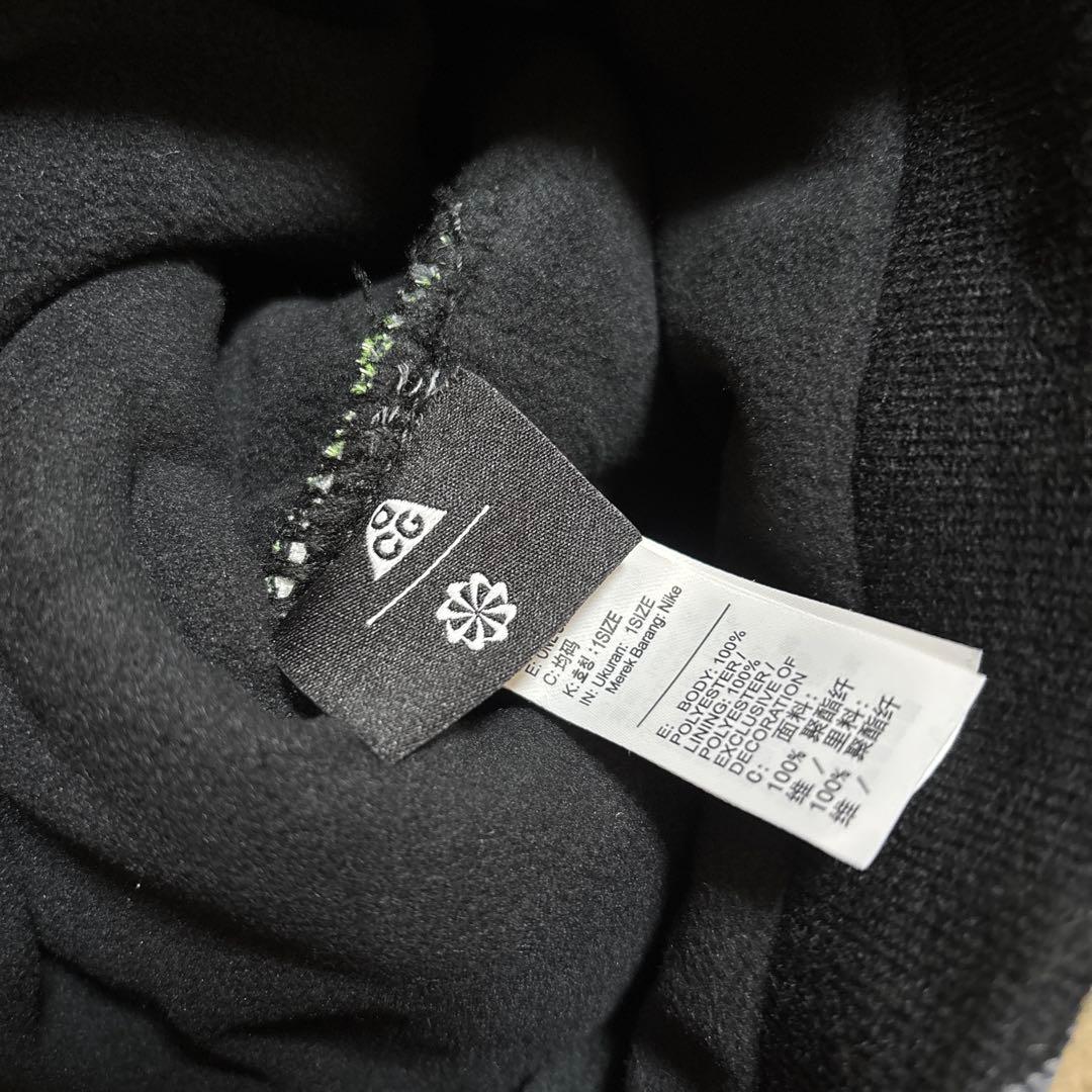だ*る様 NIKE ACG ナイキ ビーニー ニット帽 シングル キャップ Y2