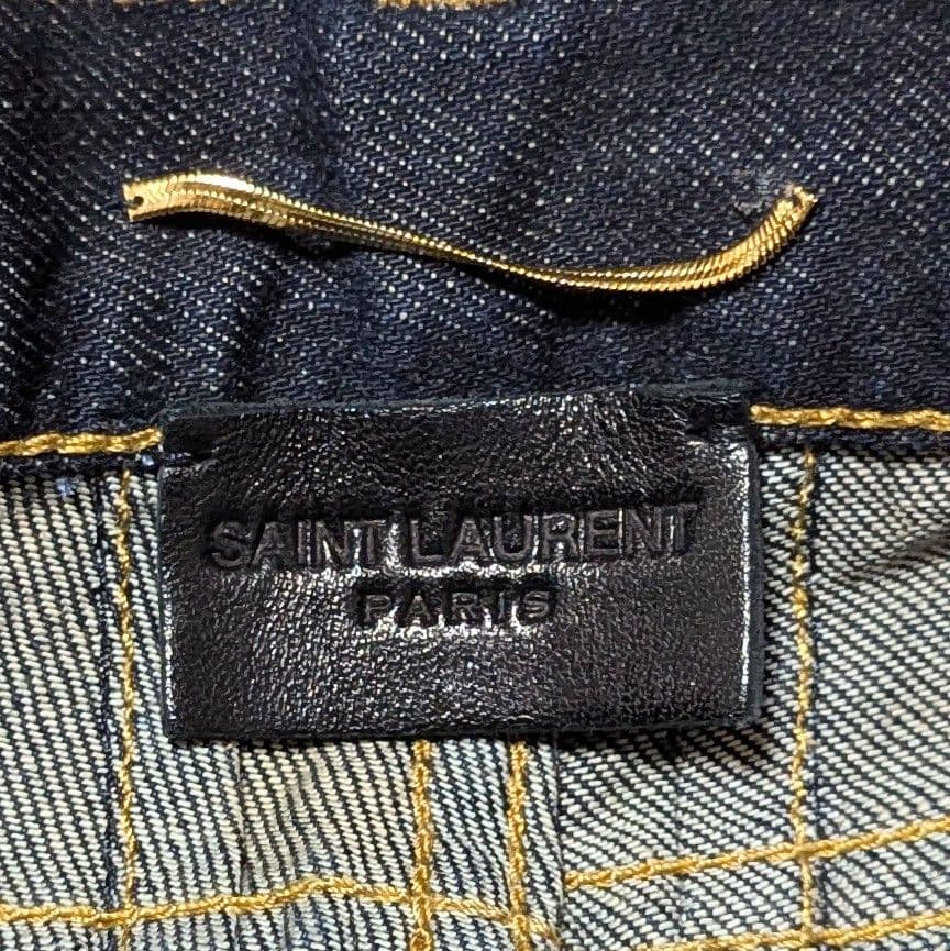 美品◎SAINTLAURENT エディ期 D01 スキニーデニム インディゴ M