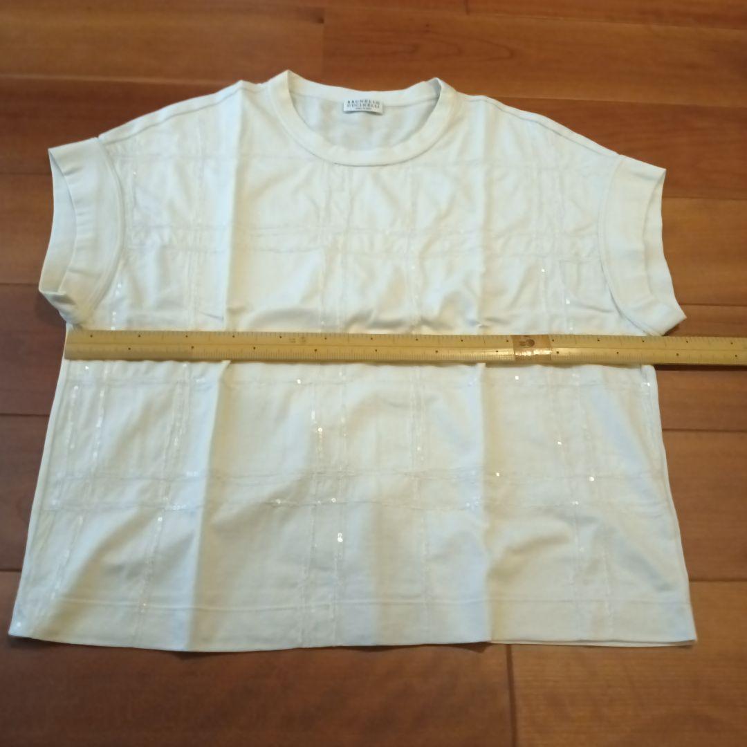 BRUNELLO CUCINELLI クリーム 半袖Tシャツ