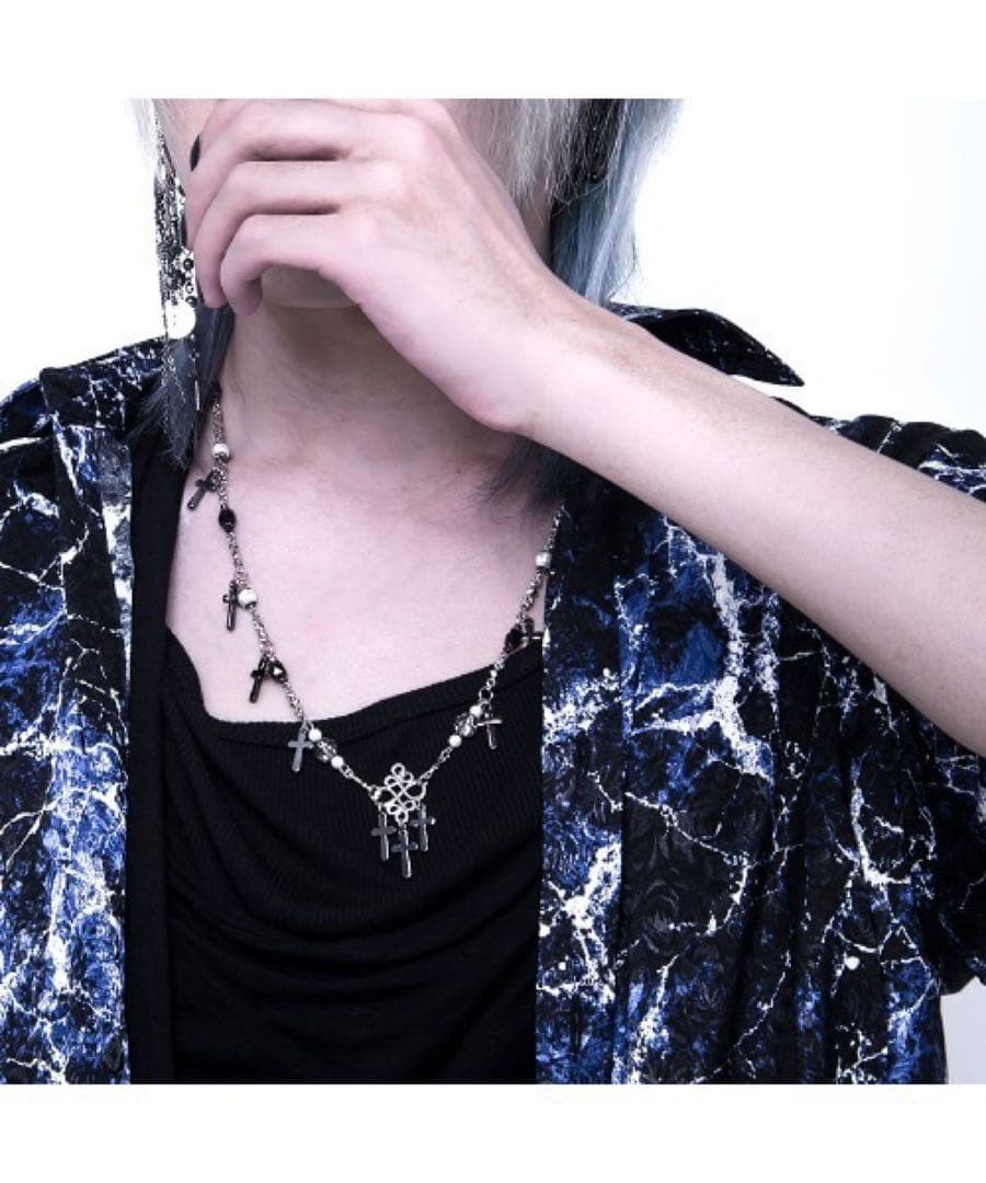 『CIVARIZE』イミテーションパール2Pロザリオネックレス
