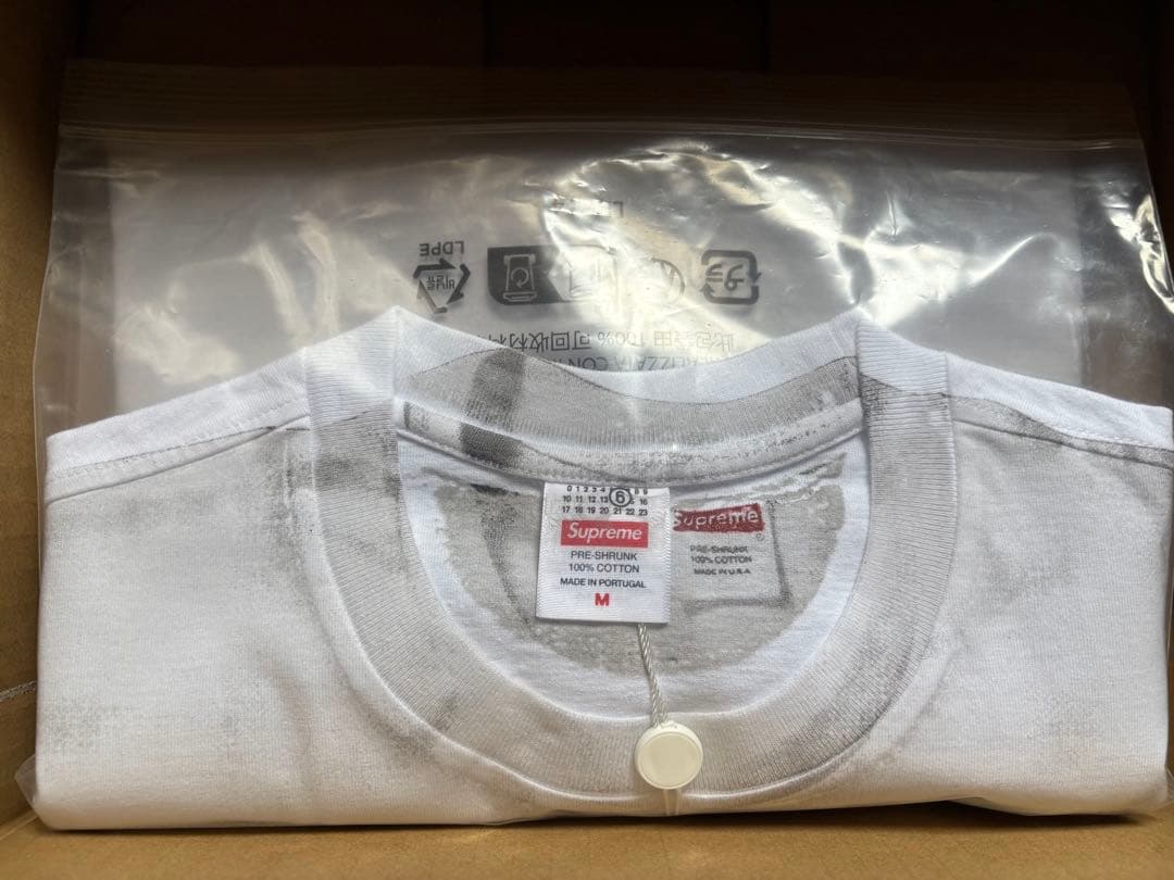 Supreme x MM6 Maison Margiela Box Logo Ｔ