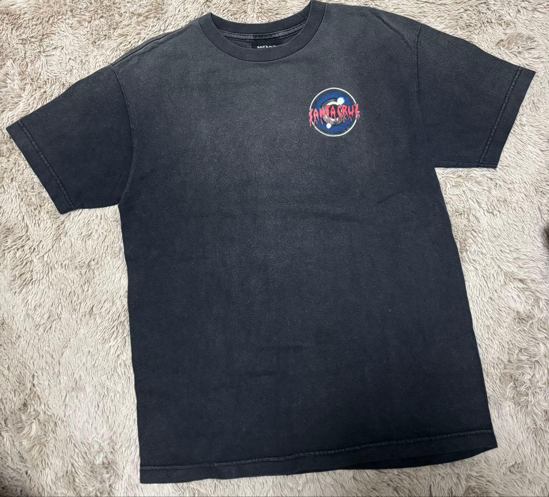 90s-00s SANTA CRUZ ROSKOPP Tシャツ　ブラック　M