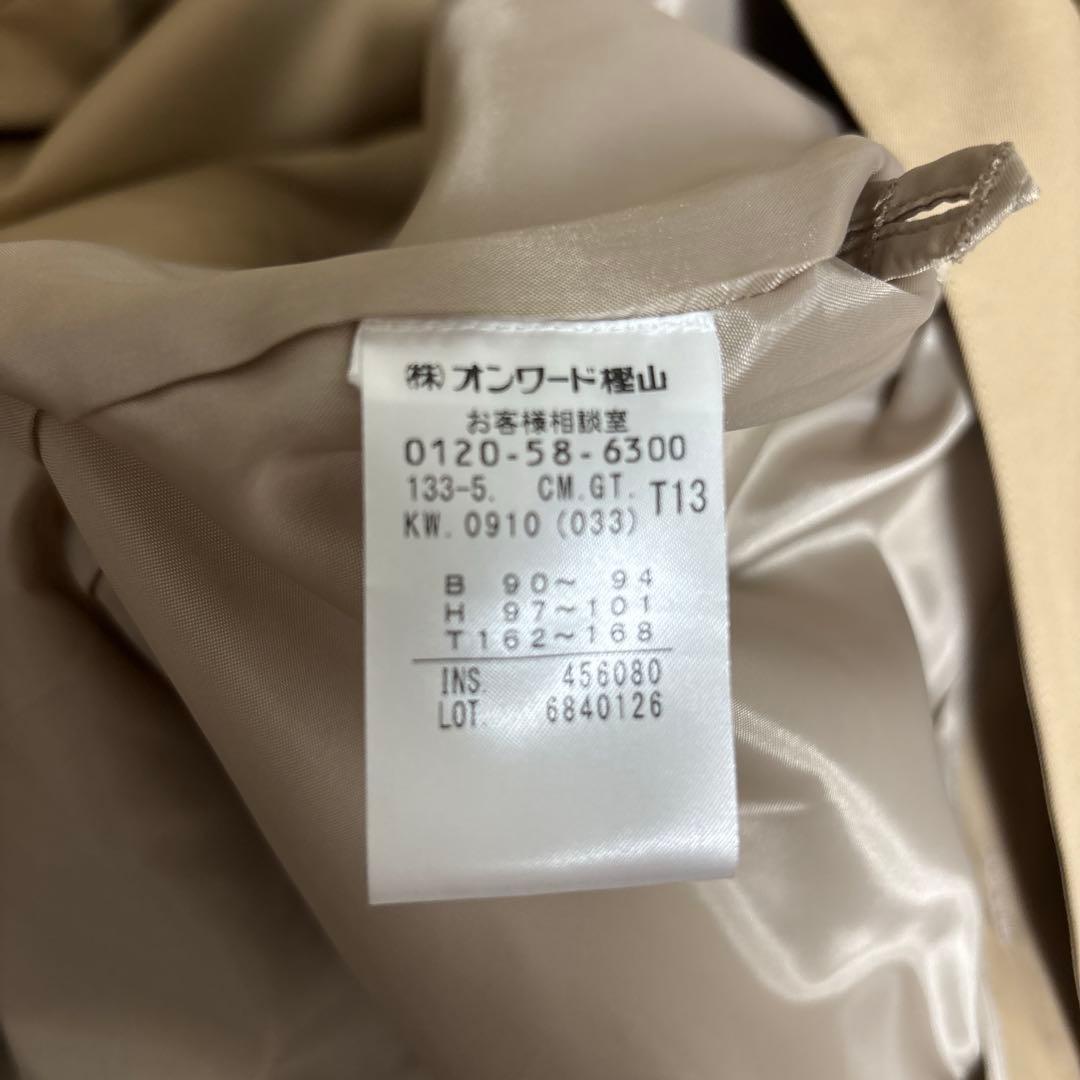 【美品】J.PRESS ステンカラーコート ベージュ L