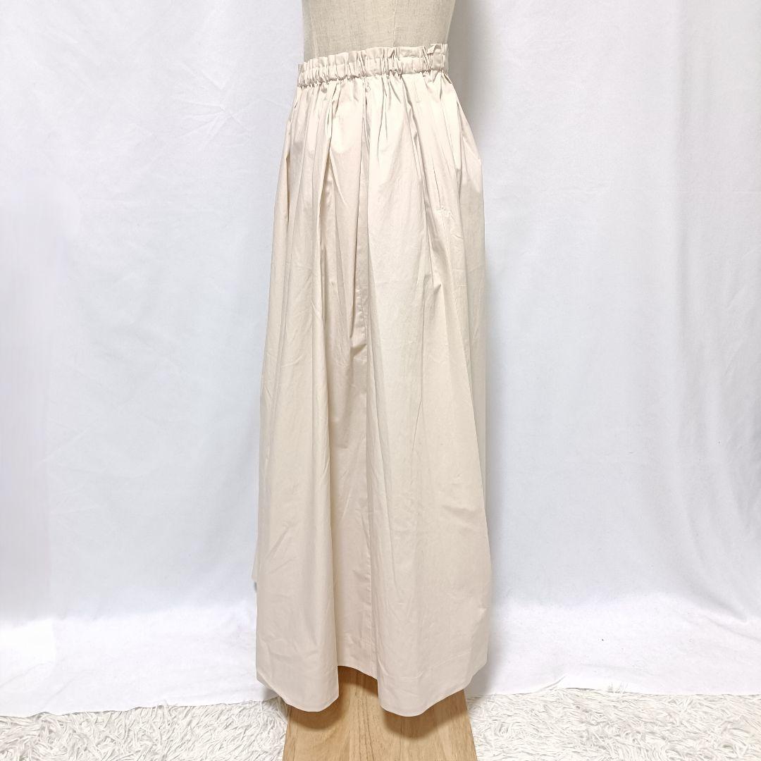 【2024SS】美品 イエナ タイプライター ボリュームスカート ベージュ 36