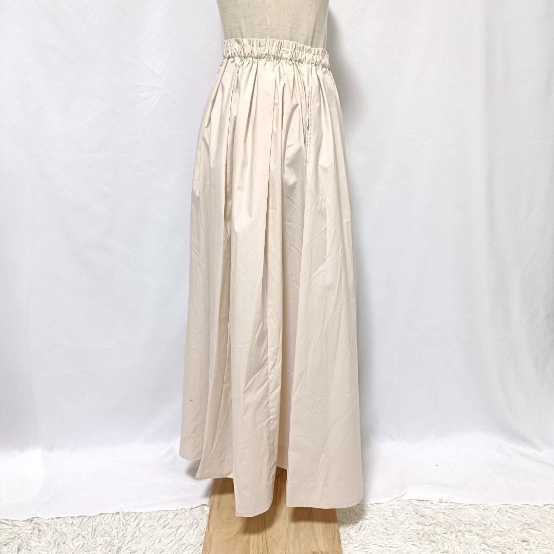 【2024SS】美品 イエナ タイプライター ボリュームスカート ベージュ 36