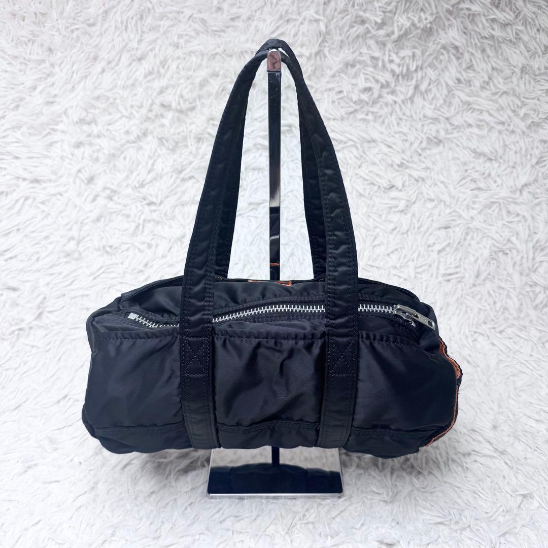 【訳あり人生】PORTER タンカー ミニボストンバッグ ブラック