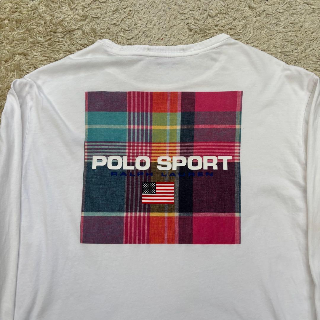 Polo Sport Jersey T-Shirt 現行　QRタグ　ロンT M