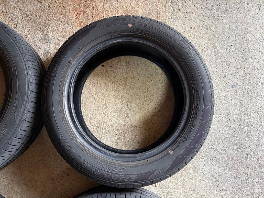 185/60R15 ダンロップタイヤ エナセーブEC204 4本セット！