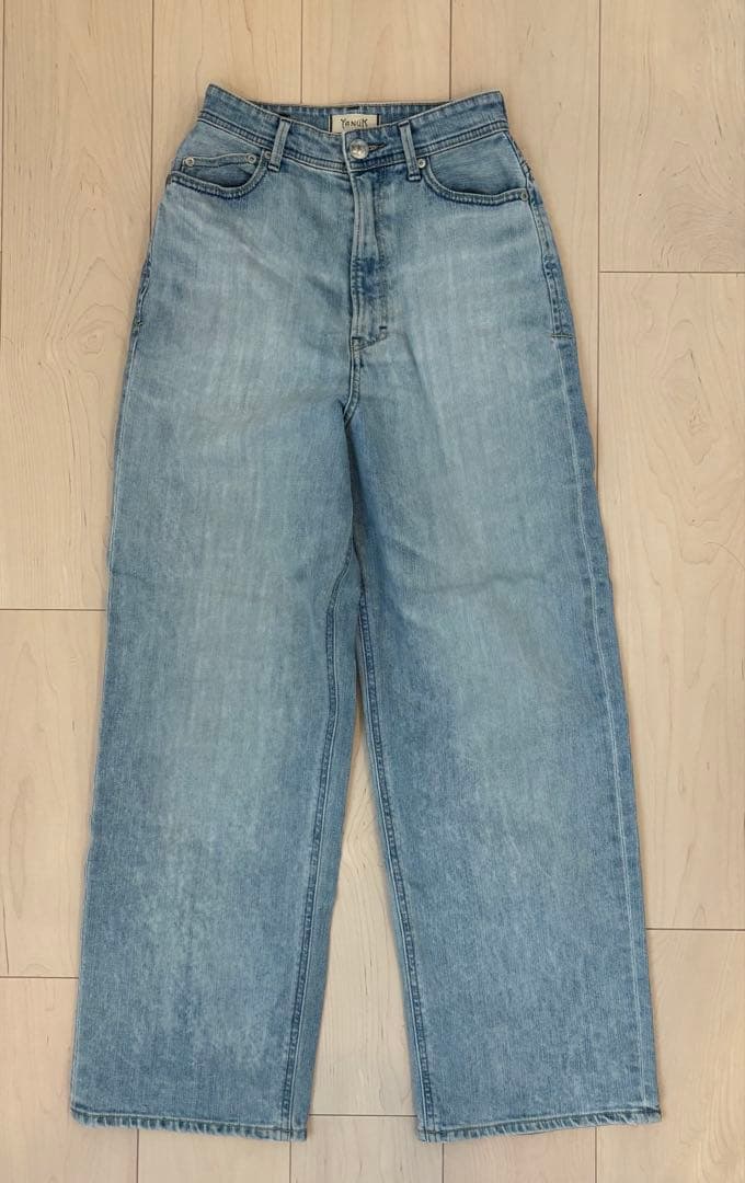 YANUK 23inchJOANストレートデニムパンツ