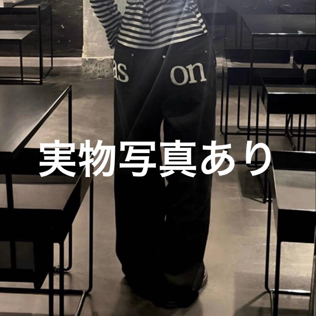 【新品】 as''on デニムパンツ S ASON 韓国 ブラック デニム