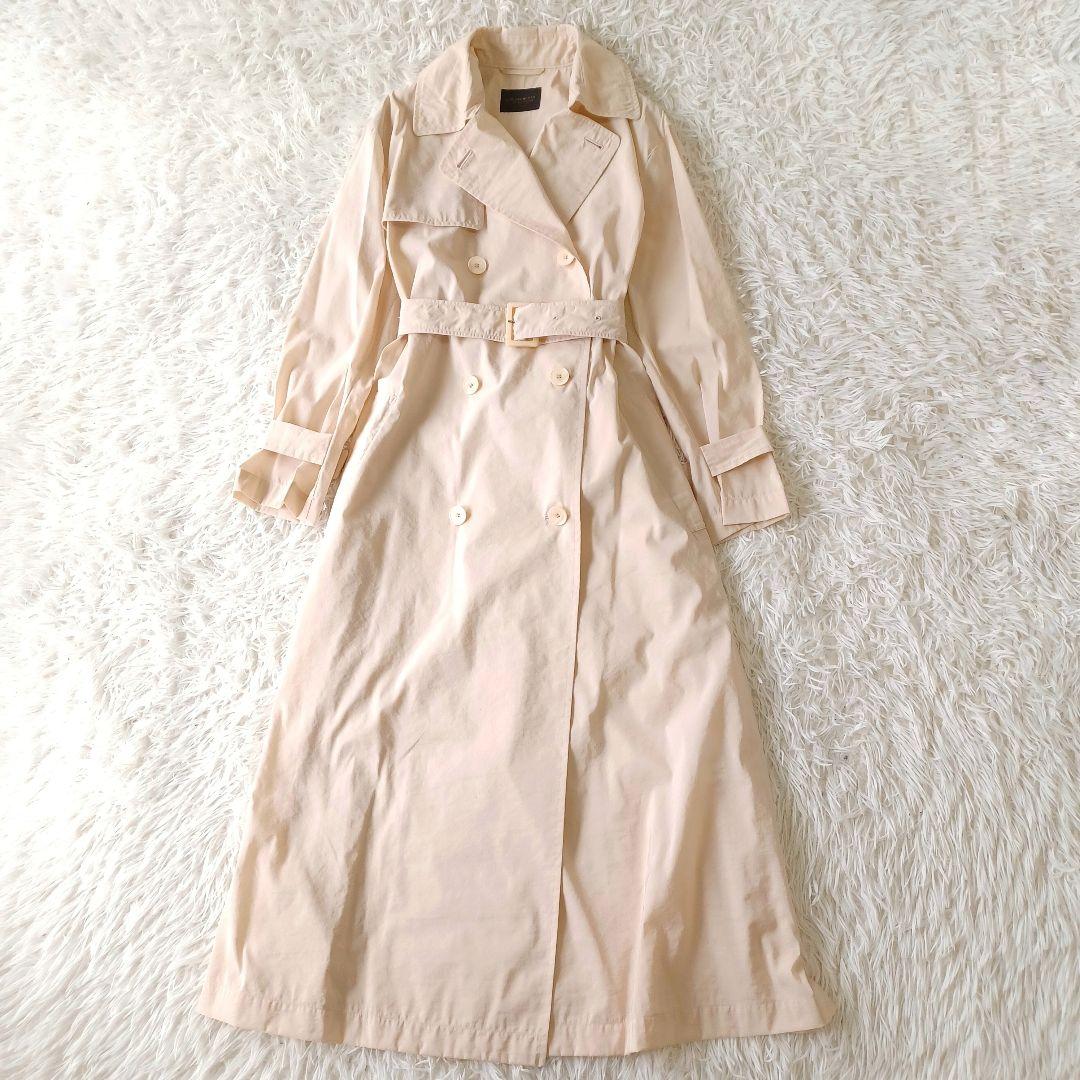 新品　トゥモローランドコレクション　ロングトレンチコート　ライトピンク