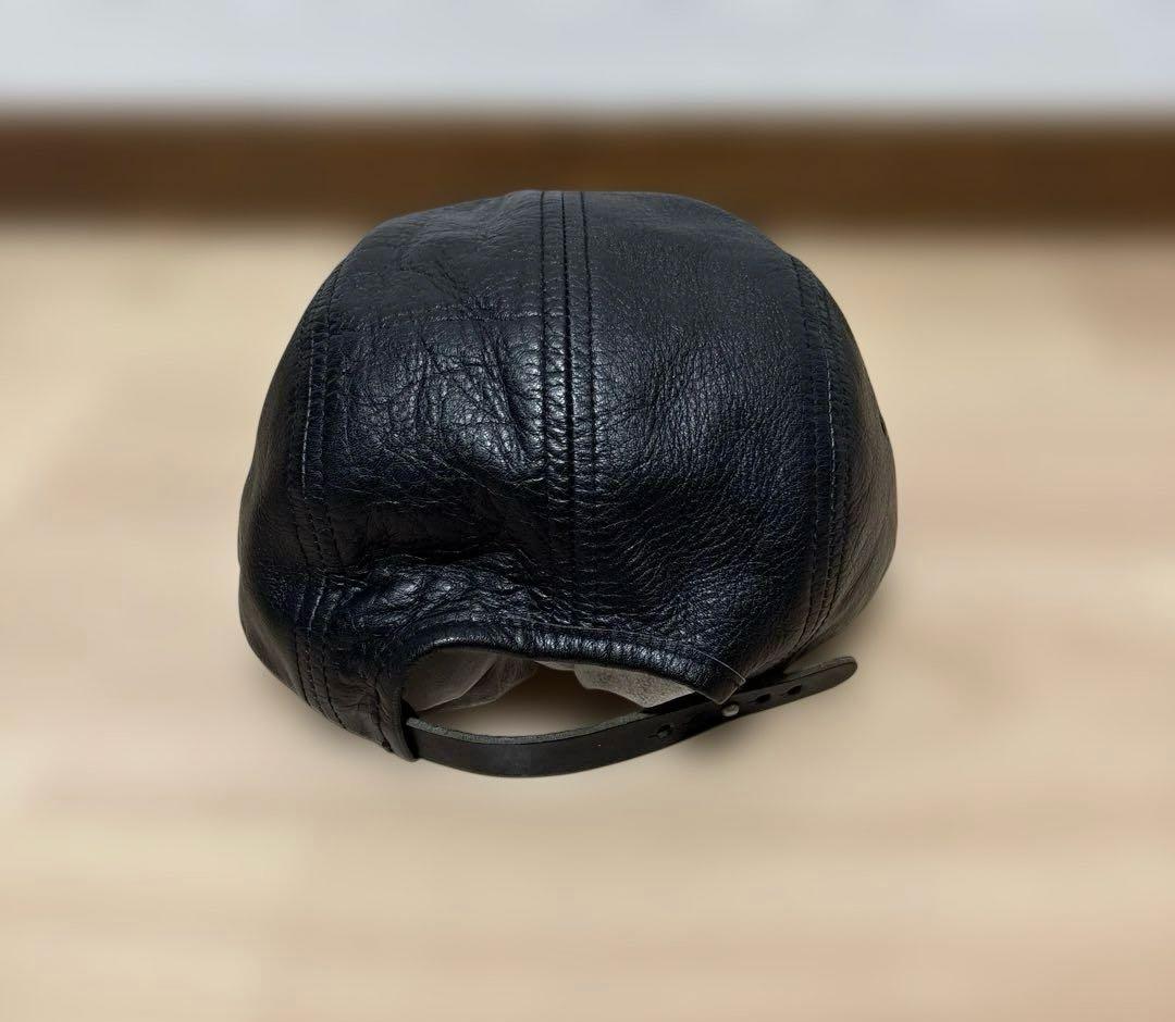 Hender Schema レザージェットキャップ　ブラック