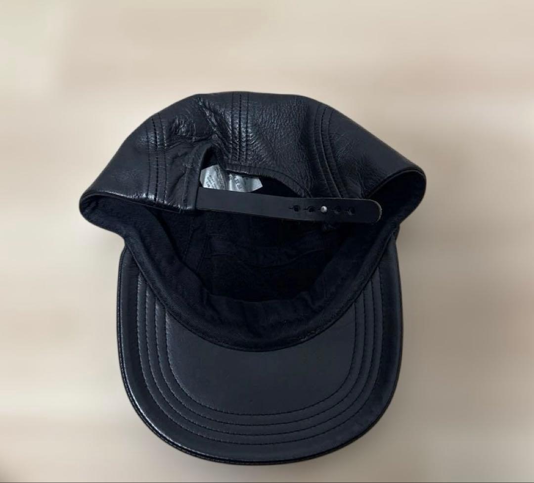 Hender Schema レザージェットキャップ　ブラック