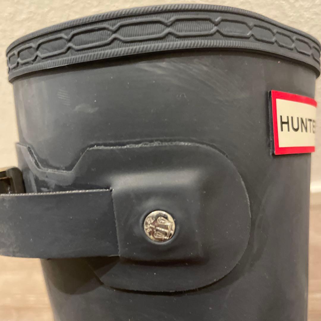 HUNTER ネイビー 長靴 バックル付き未使用品