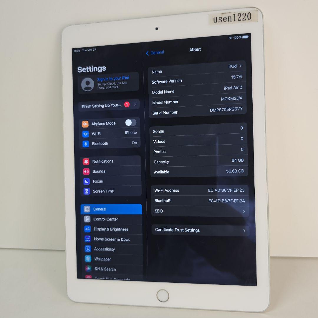 iPad本体 Apple iPad Air 2 64GB