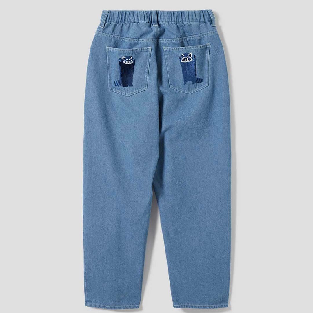 グラニフ　イカクニテルネ　デニムパンツ　Sサイズ　IKAKU
