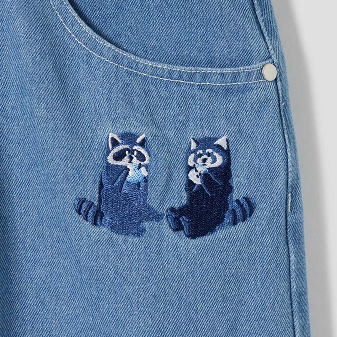 グラニフ　イカクニテルネ　デニムパンツ　Sサイズ　IKAKU
