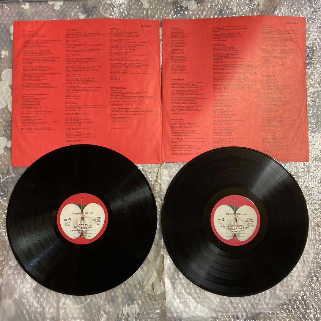 ビートルズ／赤盤(特典フルセット)•青盤(ブルーカラーレコード限定発売盤)