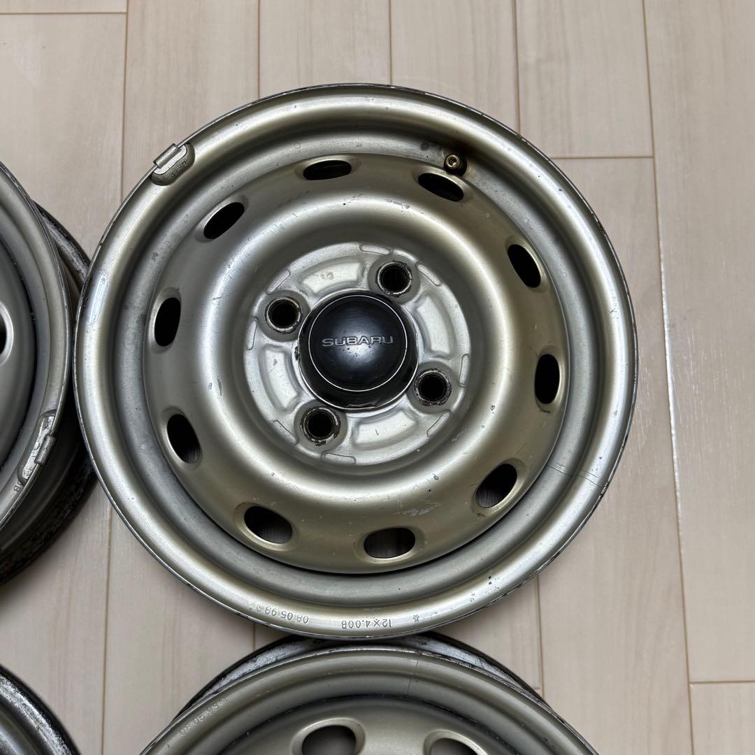 SUBARU サンバークラシック 純正ホイール 程度良好 12インチ KV KS