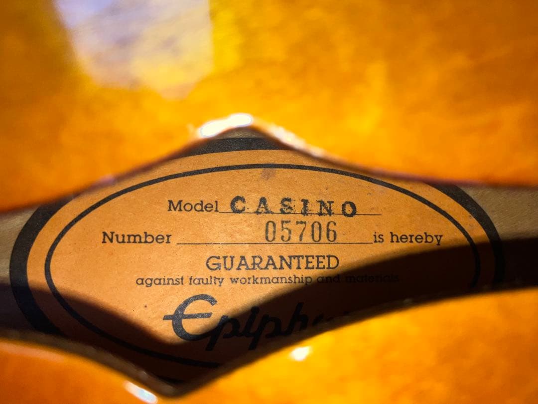 1991年製Epiphone CASINO VINTAGE(日本製・寺田楽器)