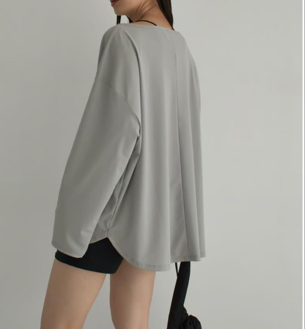【超美品】LavishGate ラッシュガード　グレー　ボートネック