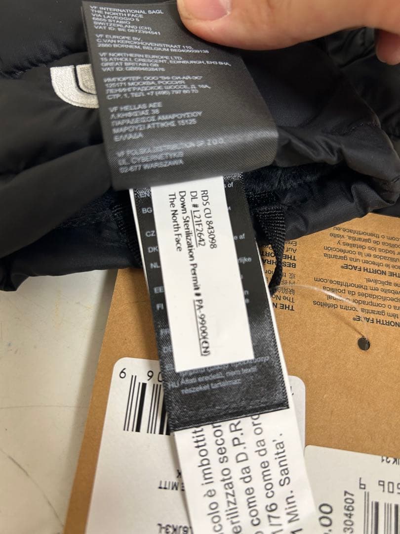 まゆ　The north face ヌプシ　グローブ　手袋　L