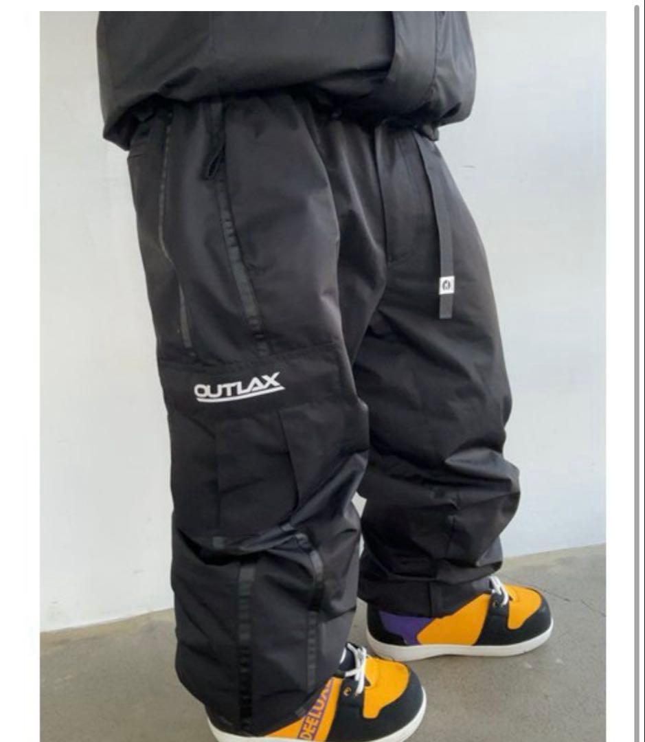 スノボウェア　OUTLAX ブラック L