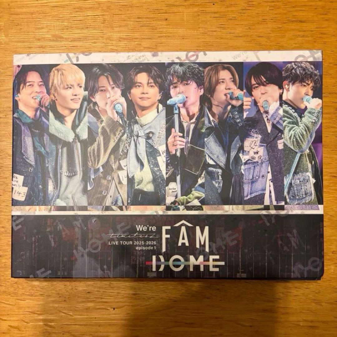 ほぼ新品‼️激安‼️タイムレス　FAM DOME コンサートDVD 初回限定盤‼️