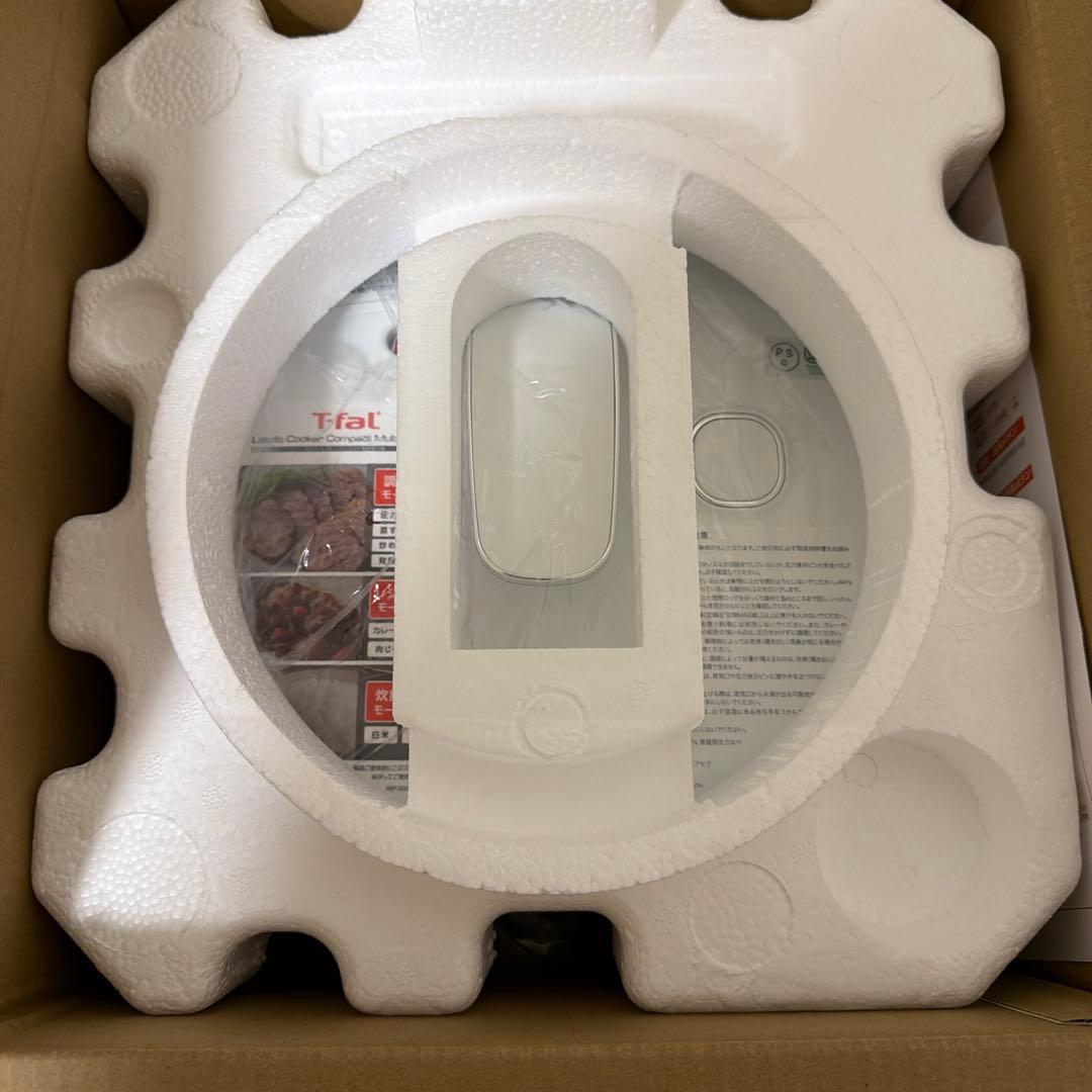 T-fal コンパクト電気圧力鍋 ラクラ・クッカー