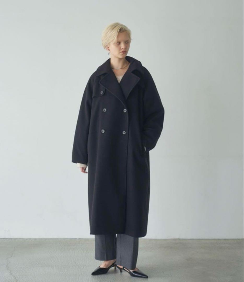 ジャケット・アウター wool blend 3way collar long coat