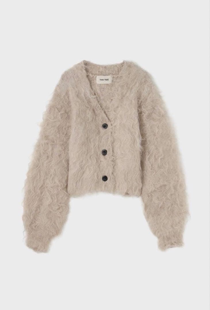 トップス THE TOE Westminster Shaggy Cardigan