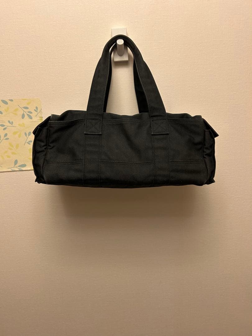 PORTER 黒スモーキーキャンバスボストンバッグ