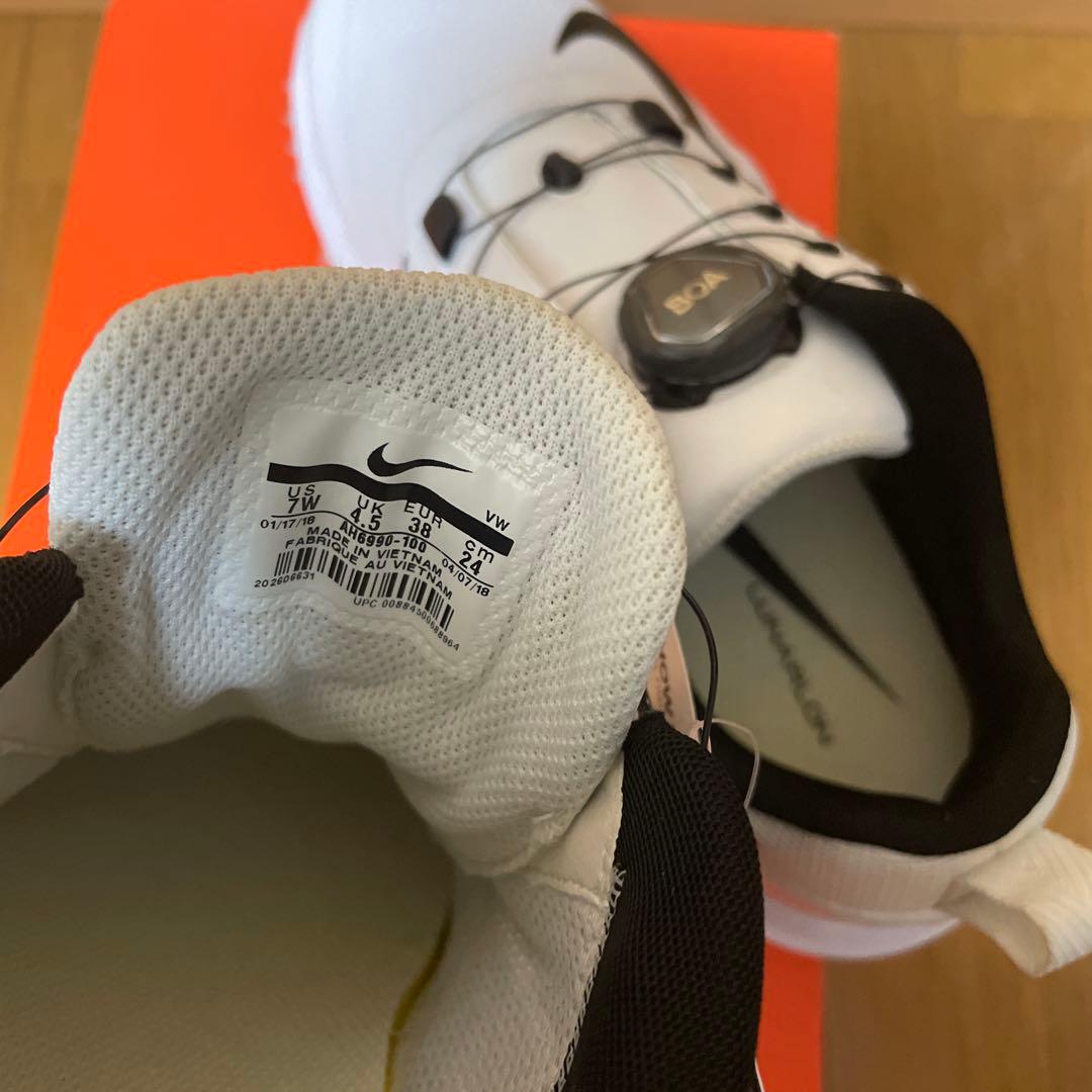 【未使用】Nike ウィメンズ ルナ コマンド2 ボア ゴルフシューズ 24cm