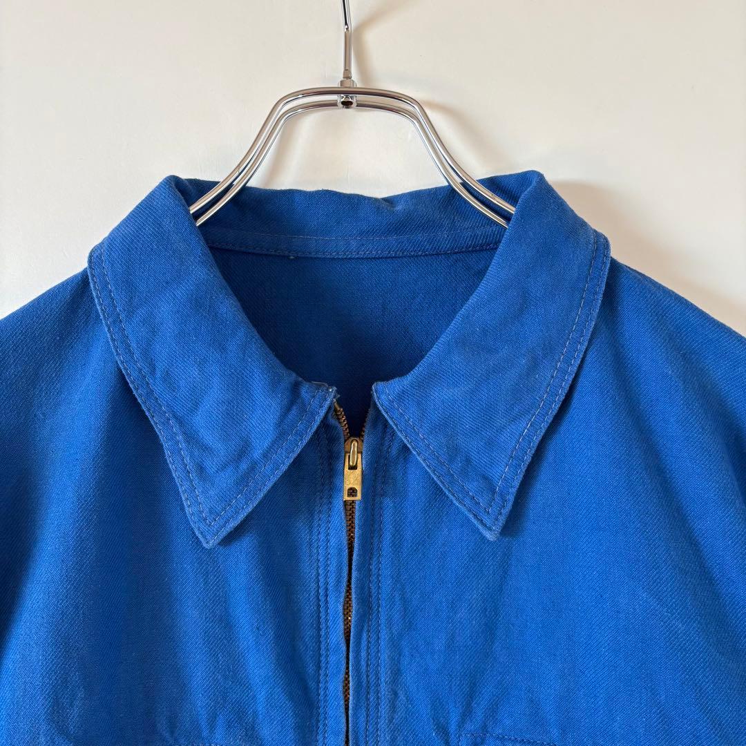 50s 60s ヴィンテージ フレンチ ワークジャケット 古着 ユーロ フランス