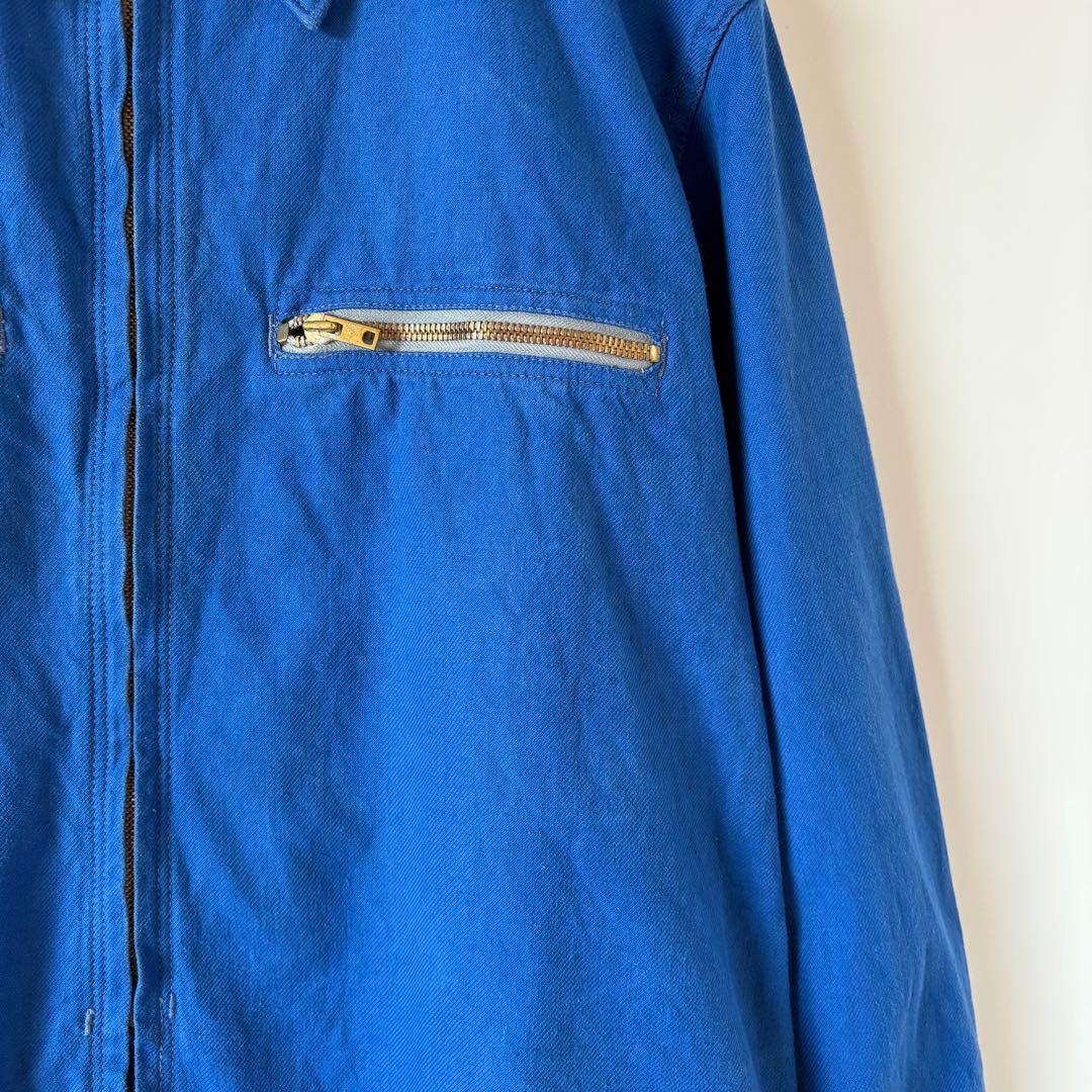 50s 60s ヴィンテージ フレンチ ワークジャケット 古着 ユーロ フランス