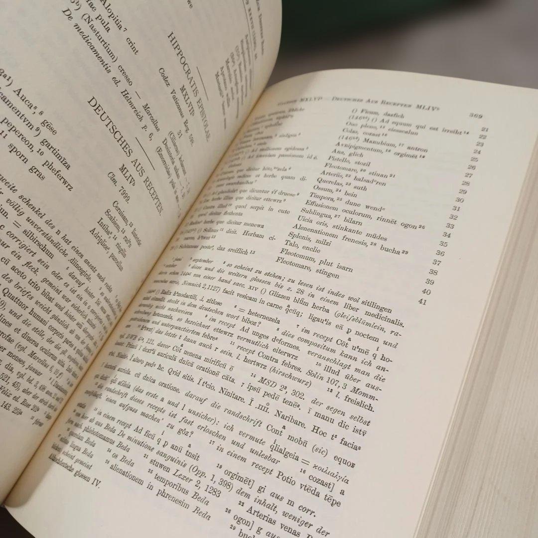 洋書　古高ドイツ語グロッセ（注解・語釈）集