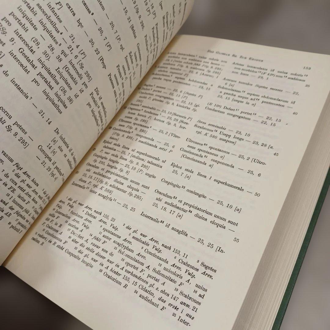 洋書　古高ドイツ語グロッセ（注解・語釈）集