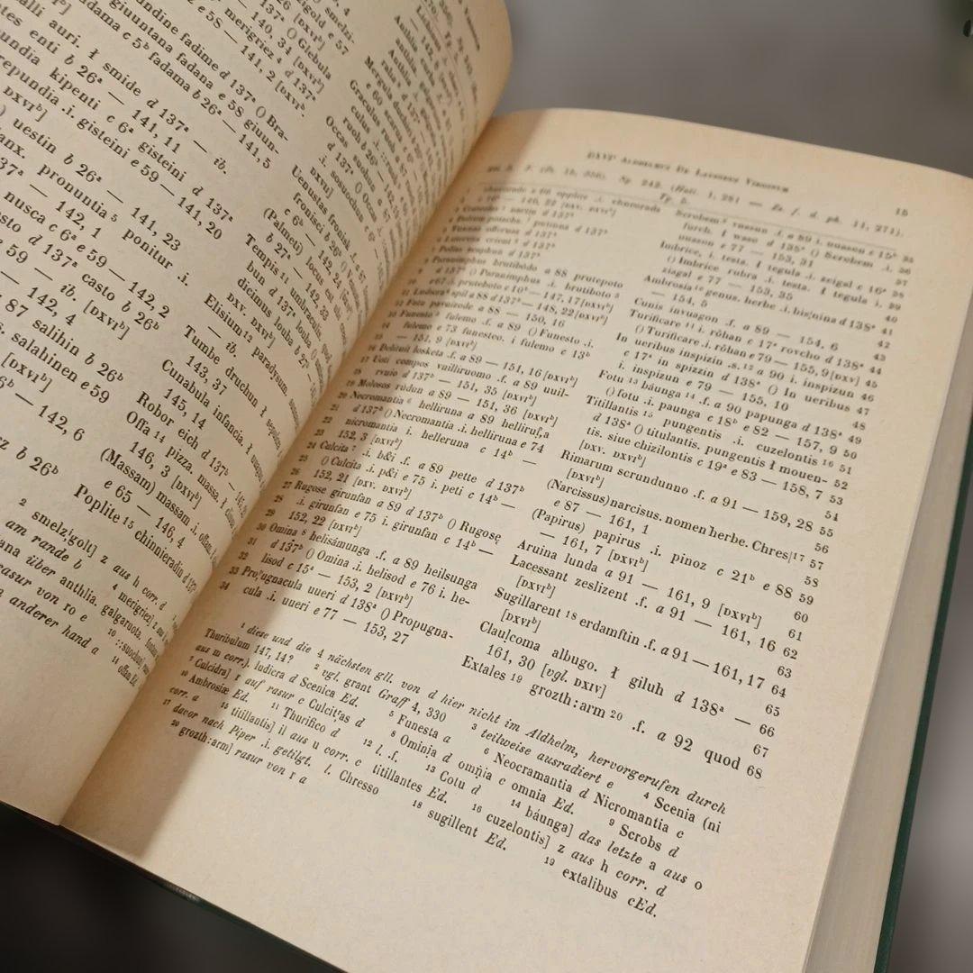 洋書　古高ドイツ語グロッセ（注解・語釈）集