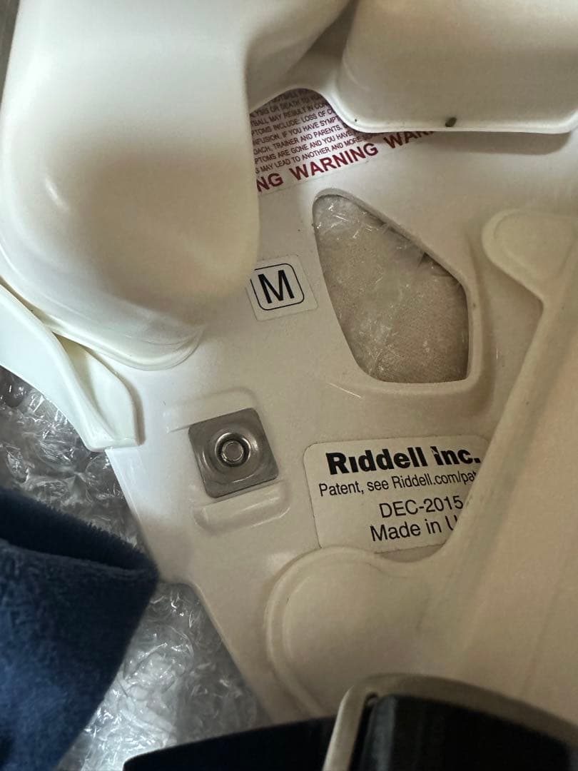 Riddell アメリカンフットボール ヘルメット ホワイト M