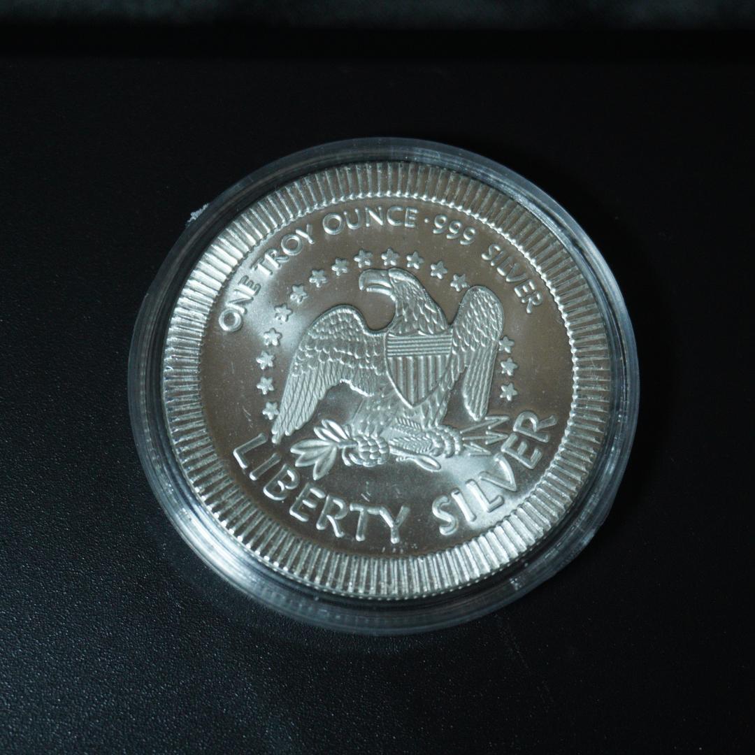 1オンス SilverTowne リバティベル 銀貨 シルバー ラウンド