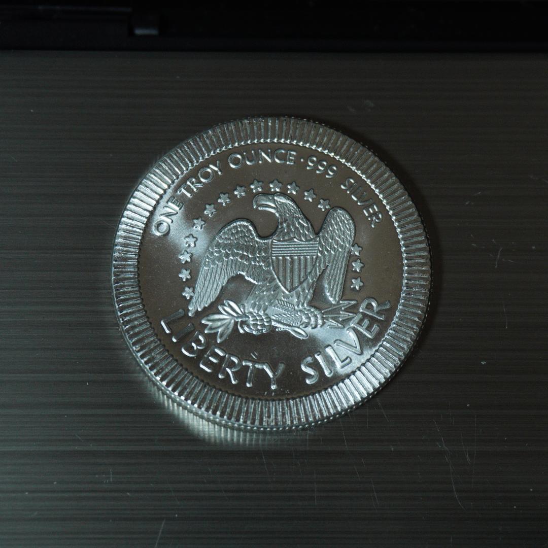 1オンス SilverTowne リバティベル 銀貨 シルバー ラウンド